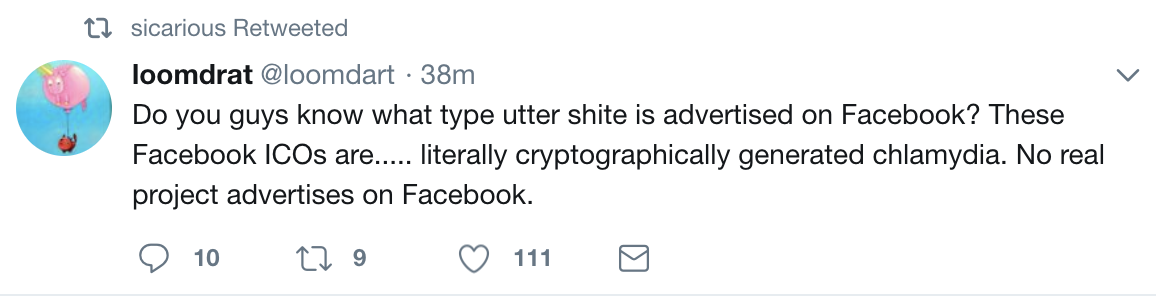 Facebook Bans Cryptocurrency Adverts