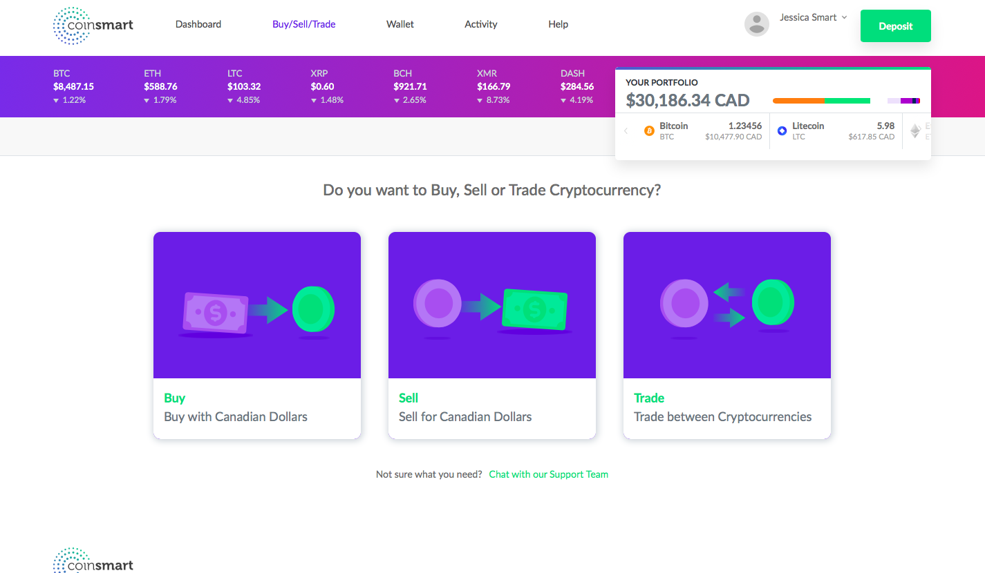Coinsmart Launches Cryptocurrency Exchange for Canadian ...