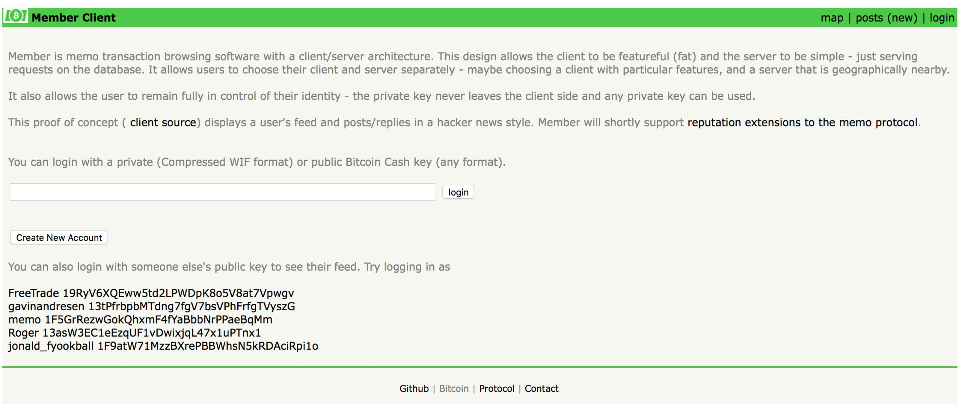 Tie a Message to Any Location Using the BCH-Powered Member Client