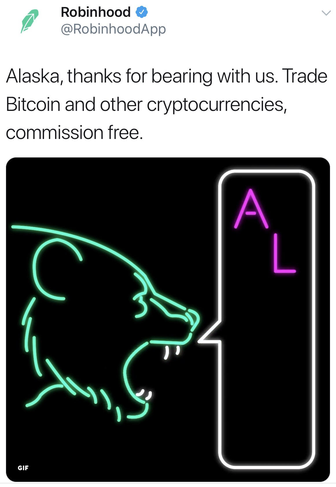 Free Crypto Trading App Robinhood Available in Alaska and Oklahoma