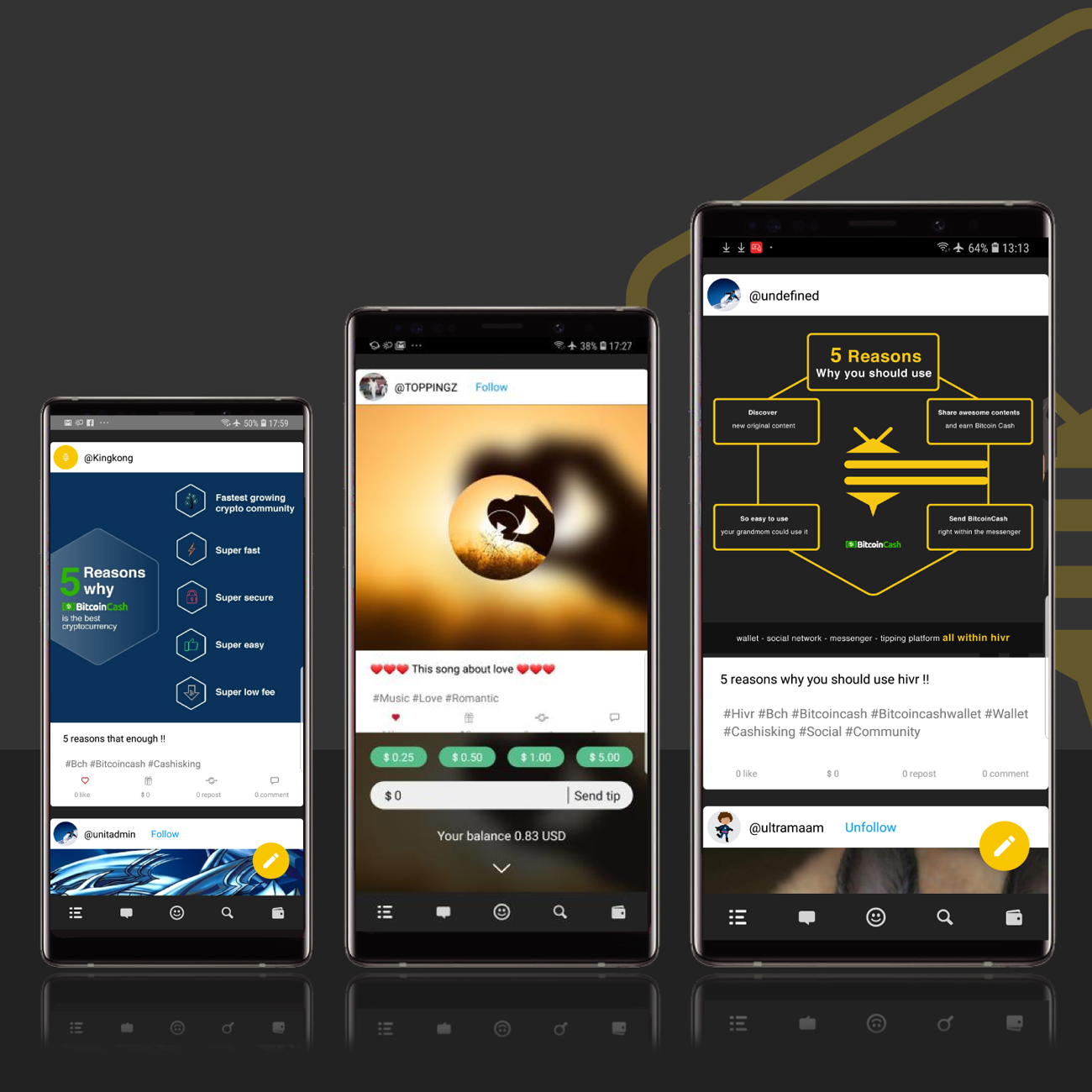 Developers Launch a New Bitcoin Cash All-in-One Social Media App Called Hivr