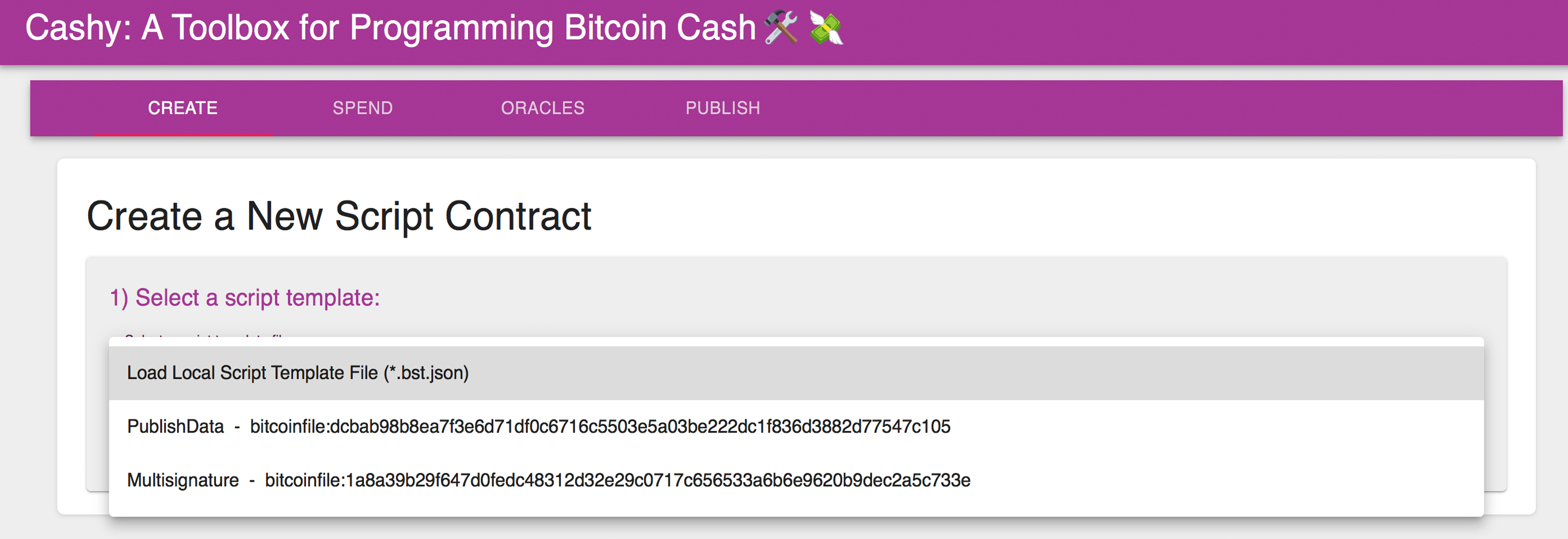 Cashy Web Application Boosts Script Contracts in Bitcoin Cash