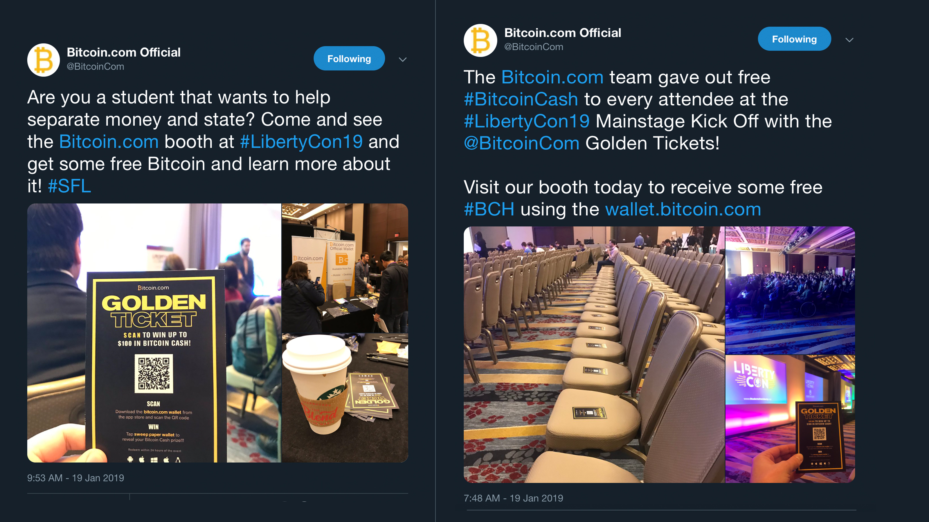 Host a BCH Giveaway With Bitcoin.com's Golden Ticket Software Host a BCH Giveaway With Bitcoin.com's Golden Ticket Software