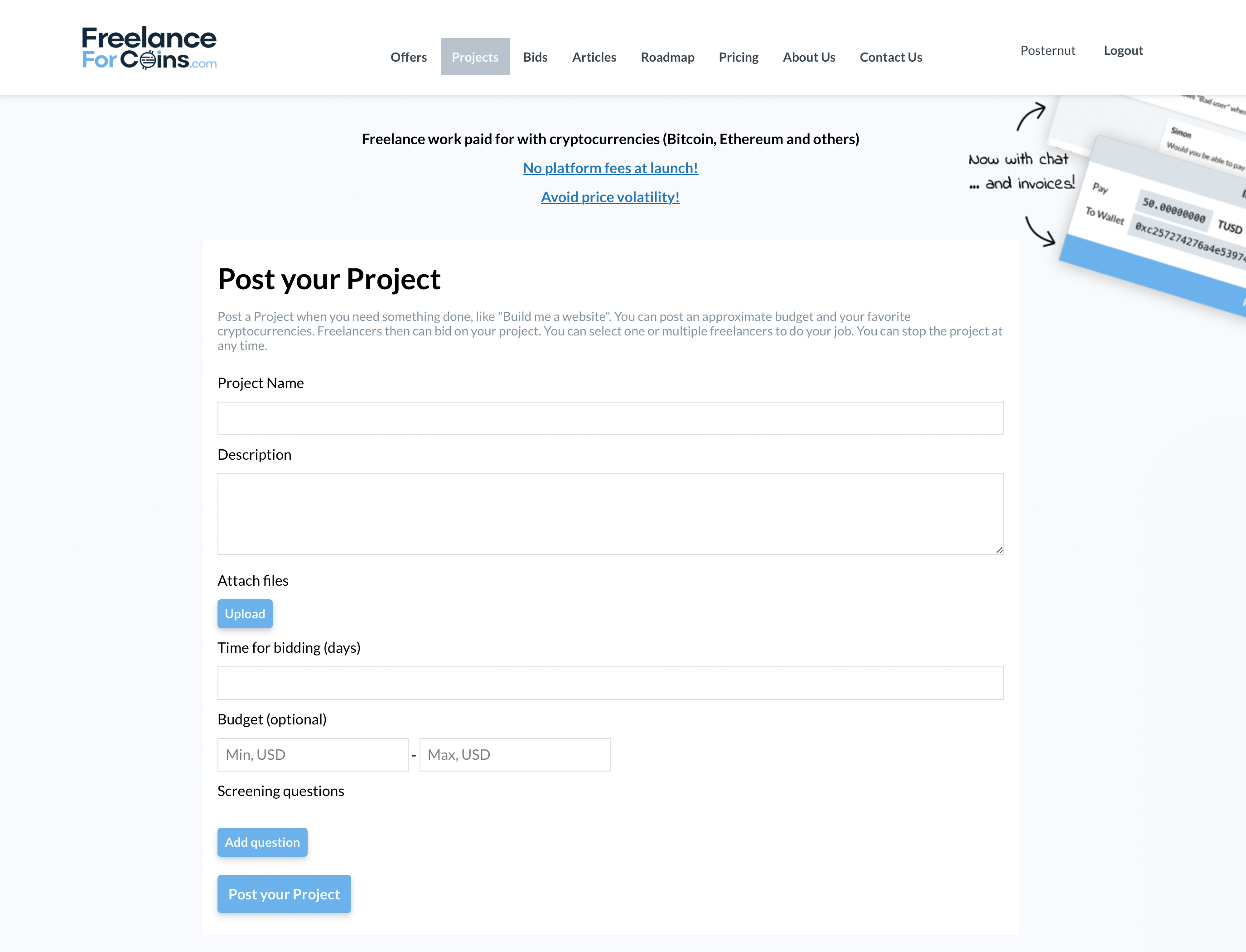 New Freelancing Platform Supports 12 Different Cryptocurrencies New Freelancing Platform Supports 12 Different Cryptocurrencies