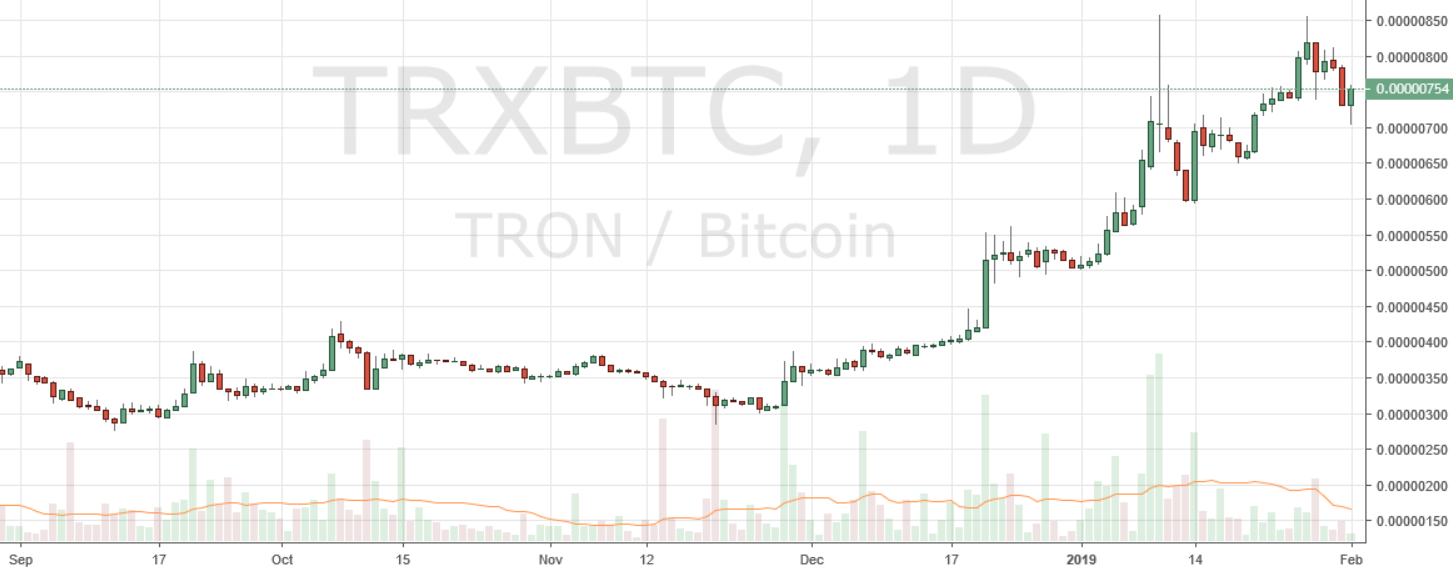 Markets Update: TRX and NEM Post Significant Losses While Most Cryptos Consolidate