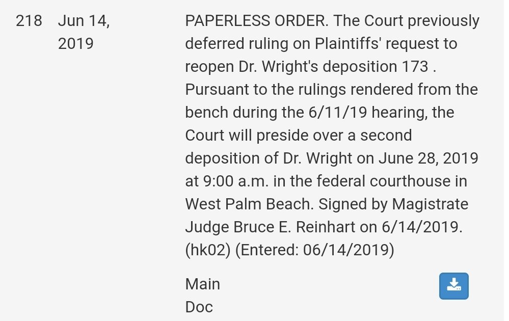 Judge Orders Craig Wright to Physically Appear in Florida Lawsuit