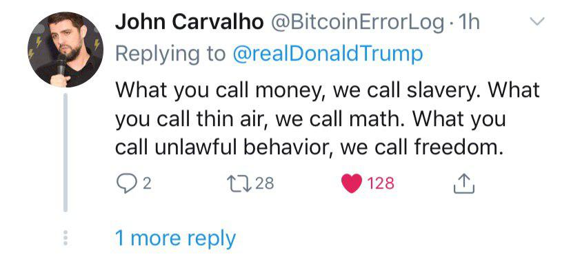 The Best Responses to Donald Trump’s Claim That Bitcoin Is Backed by ‘Thin Air’