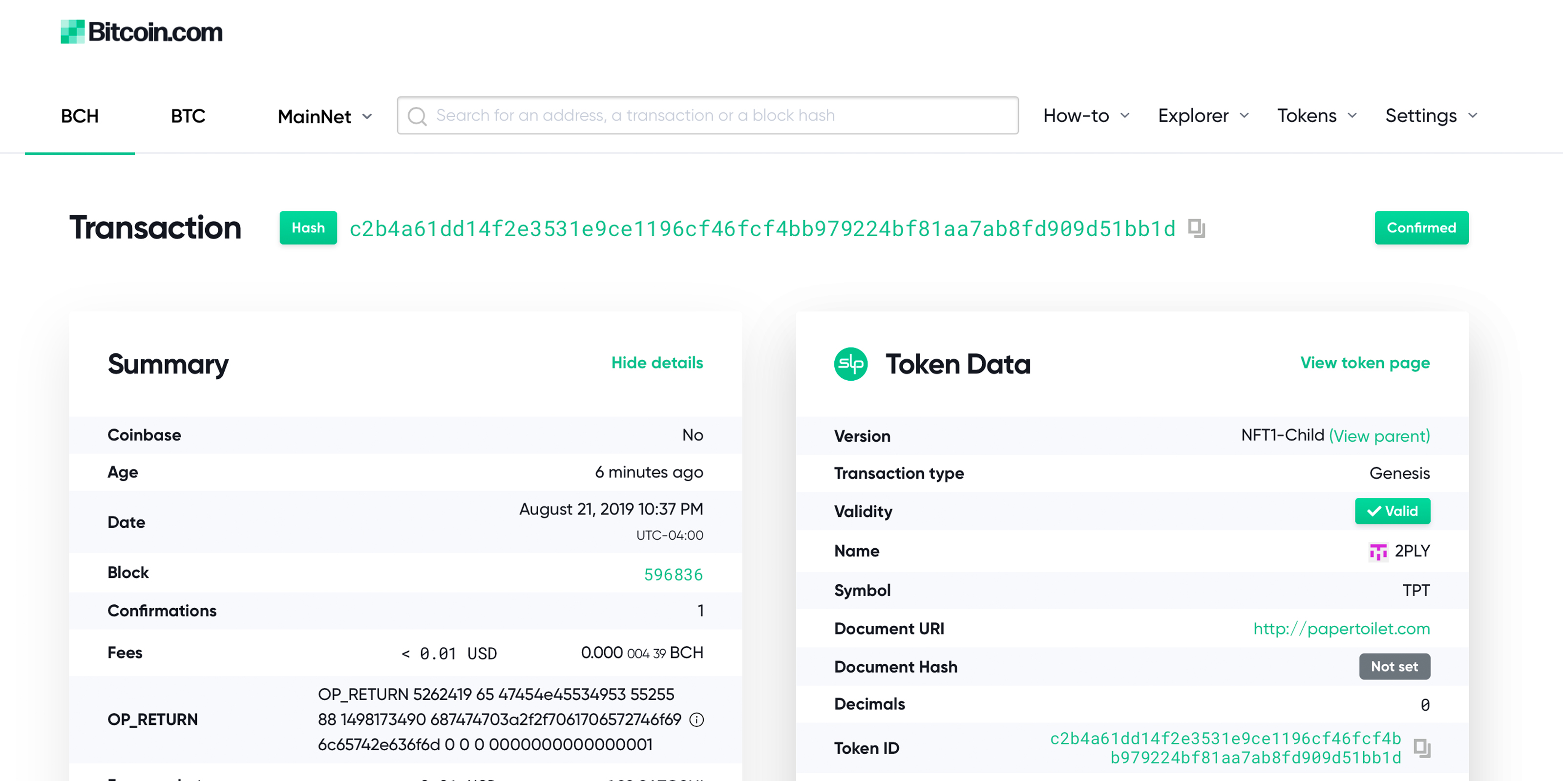 How to Create Non-Fungible Assets and Collectible Tokens With Bitcoin Cash 