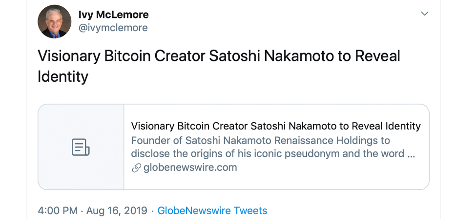 Bitcoiners Brace for More Performance Art and Another 'Satoshi Reveal' Bitcoiners Brace for More Performance Art and Another 'Satoshi Reveal'
