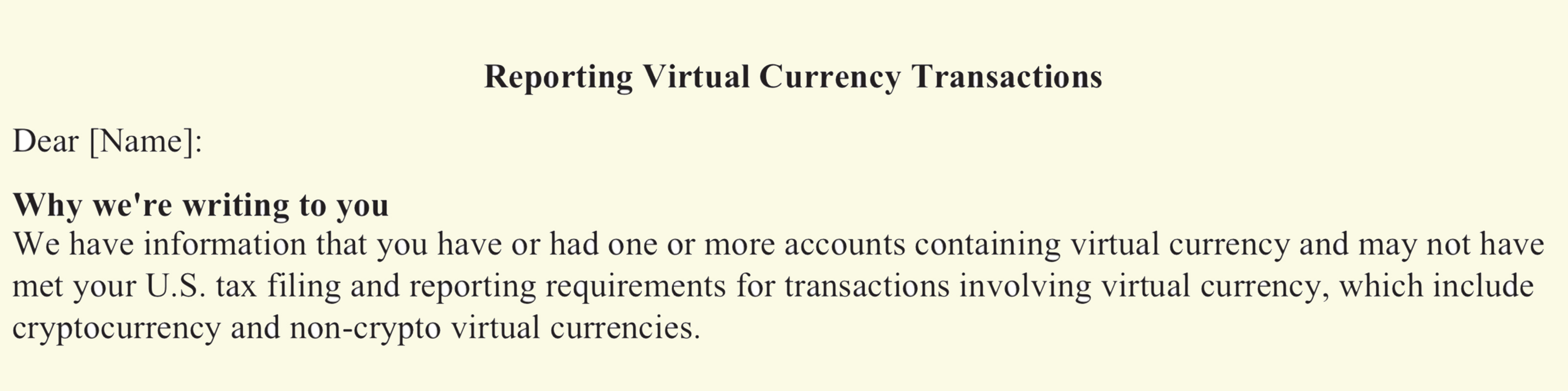 Tax Expert: IRS Letters Confirm That Trading Cryptos Is a Taxable Event Tax Expert: IRS Letters Confirm That Trading Cryptos Is a Taxable Event