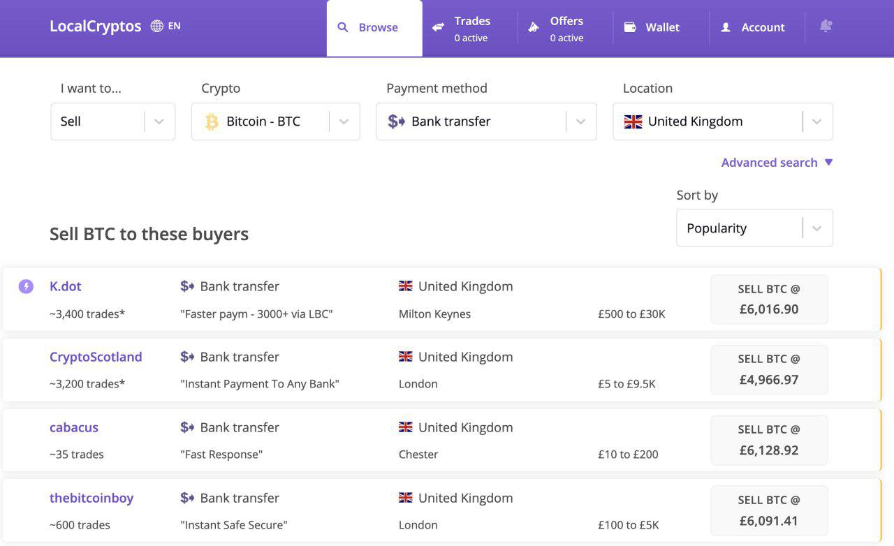 Localethereum Becomes Localcryptos and Adds BTC Trading