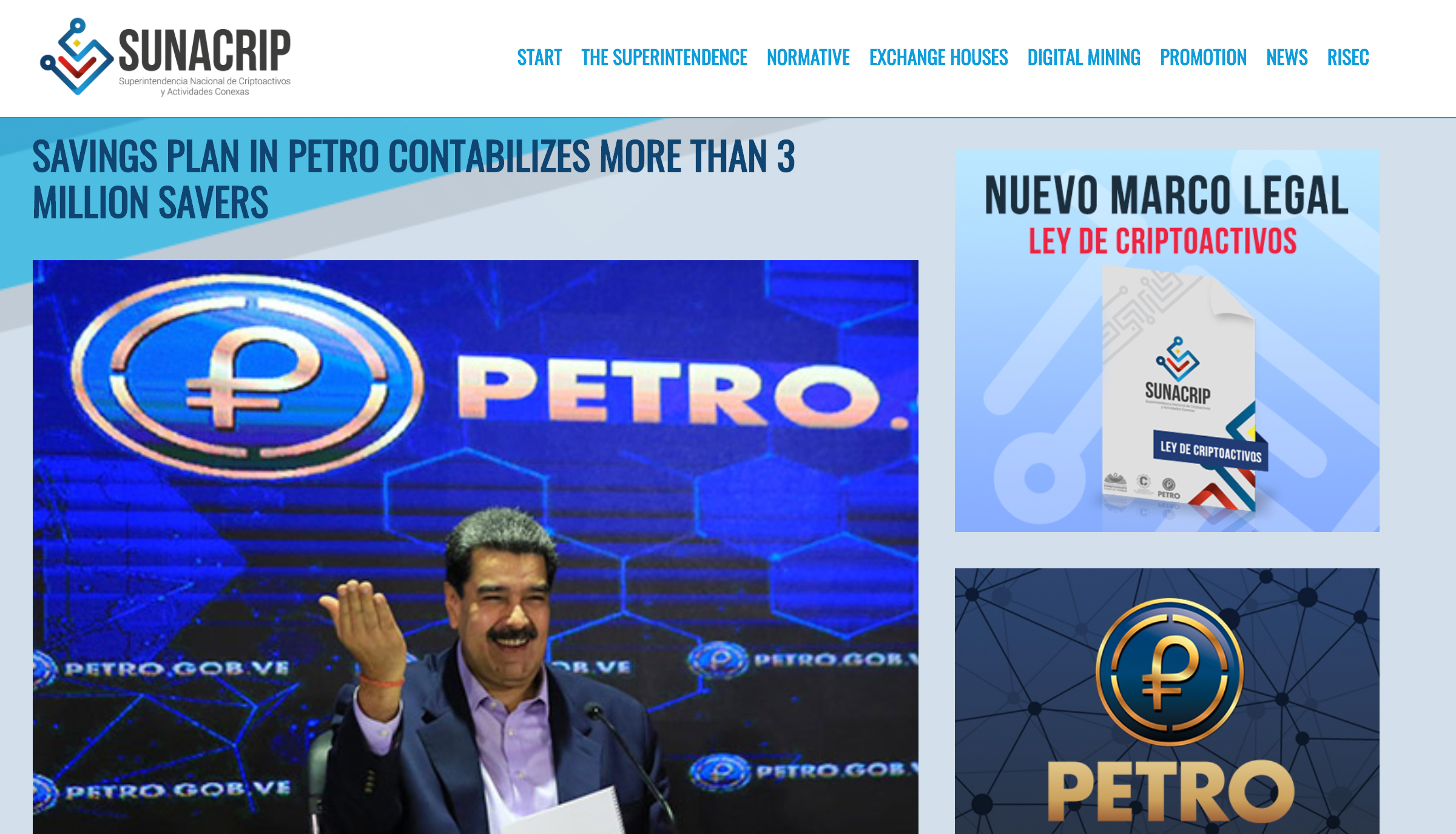 Maduro Plans to Give Venezuelan Pensioners Petro as Christmas Bonus Maduro Plans to Give Venezuelan Pensioners Petro as Christmas Bonus