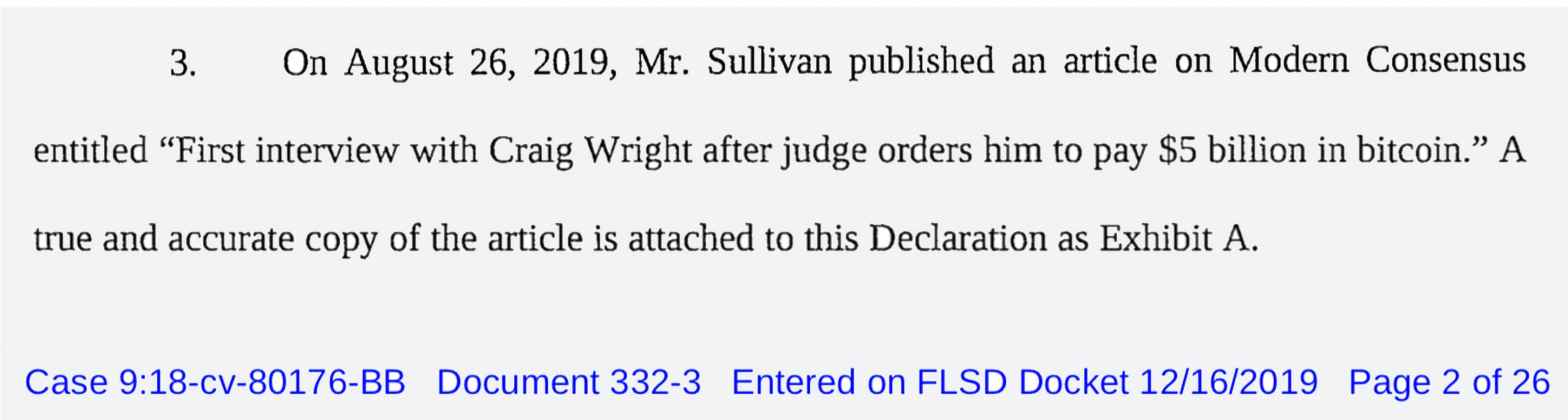 Kleiman Estate Asks Judge to Overrule Craig Wright's Objections Kleiman Estate Asks Judge to Overrule Craig Wright's Objections