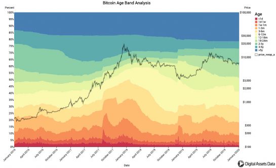 Close to 11 Million BTC Haven't Moved in Over a Year