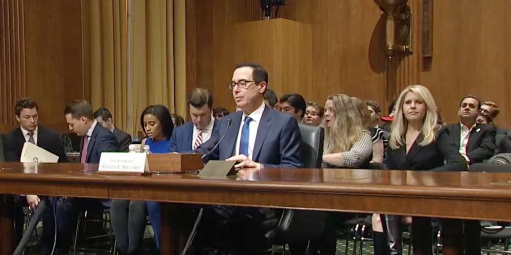 Treasury Secretary Mnuchin Gives Testimony on Cryptocurrency, New Regulations Rolling Out Soon Treasury Secretary Mnuchin Gives Testimony on Cryptocurrency, New Regulations Rolling Out Soon