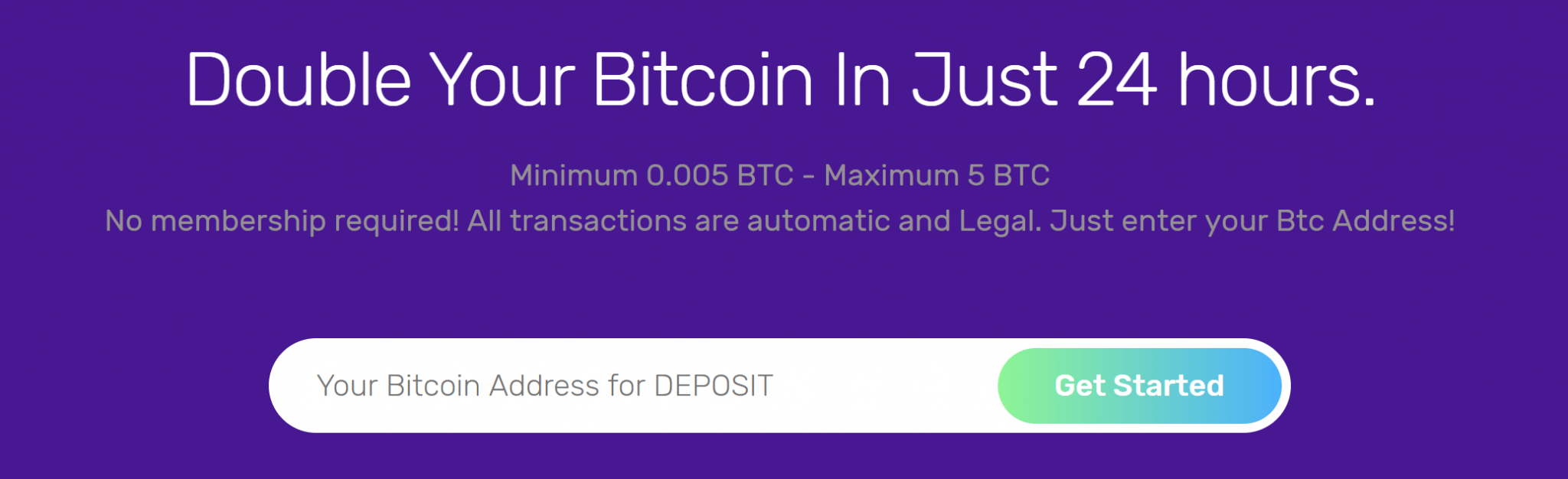 2x Bitcoin: Wanna Double Your BTC to the Moon? Forget About It 2x Bitcoin: Wanna Double Your BTC to the Moon? Forget About It