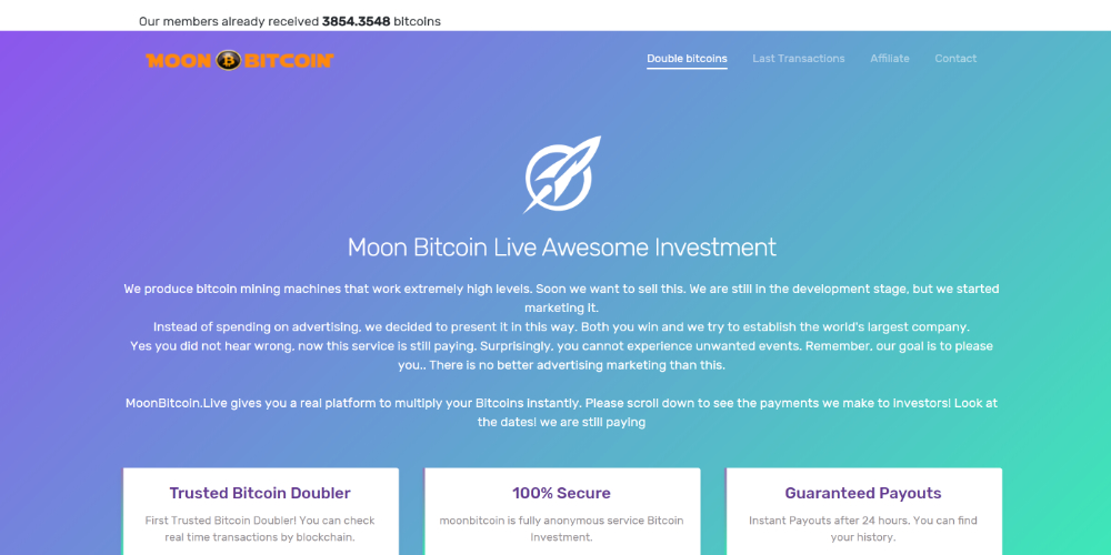 2x Bitcoin: Wanna Double Your BTC to the Moon? Forget About It 2x Bitcoin: Wanna Double Your BTC to the Moon? Forget About It