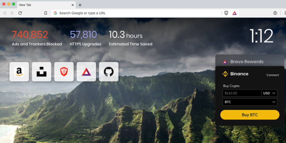 Privacy Browser Brave Integrates Cryptocurrency Trading Through Binance