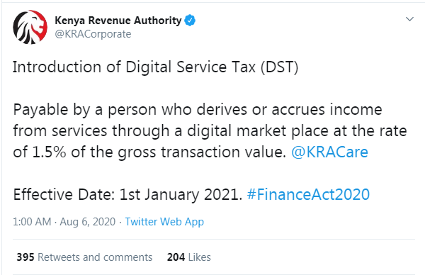 New Kenyan Digital Tax to Affect Crypto Platforms New Kenyan Digital Tax to Affect Crypto Platforms