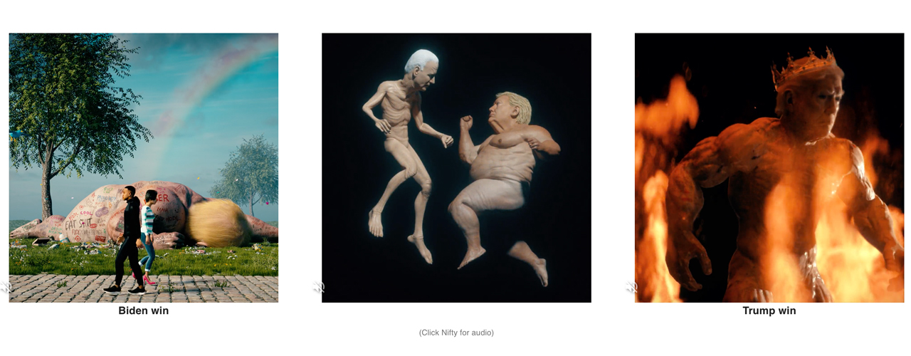 Blockchain-Backed Election Art Sells for $66K, Animation Changes After Electoral College Decision Blockchain-Backed Election Art Sells for $66K, Animation Changes After Electoral College Decision