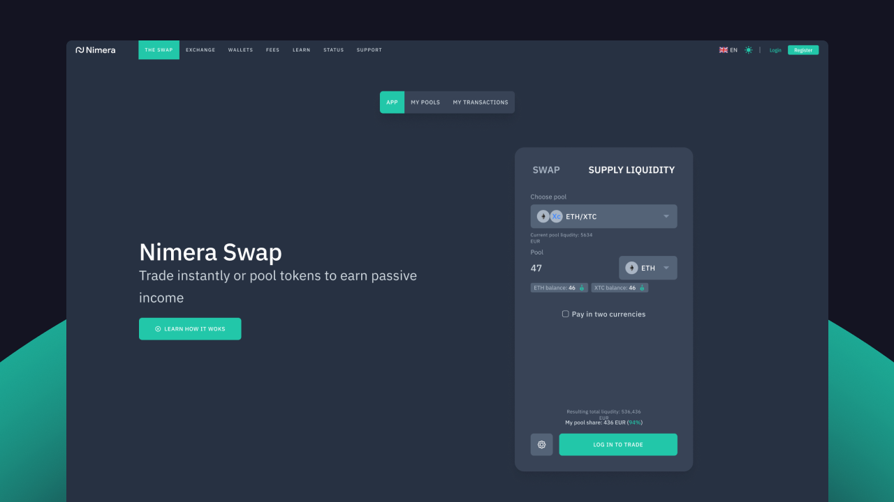 Nimera Swap Offers DeFi Exchange Platform With Low Fees and Support for Any Blockchain