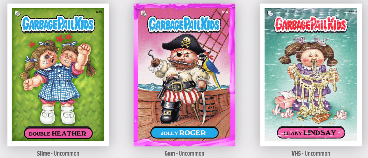 Topps Garbage Pail Kids Blockchain Collectibles Can Be Found at Target and Walmart