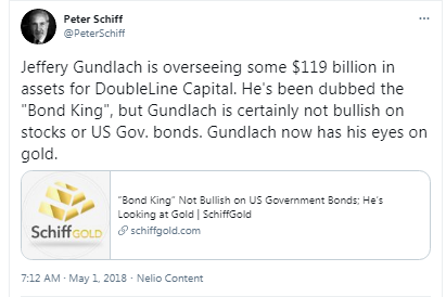 Gold Bull Jeffrey Gundlach Says 'BTC Maybe the Stimulus Asset' Ahead of the Precious Metal