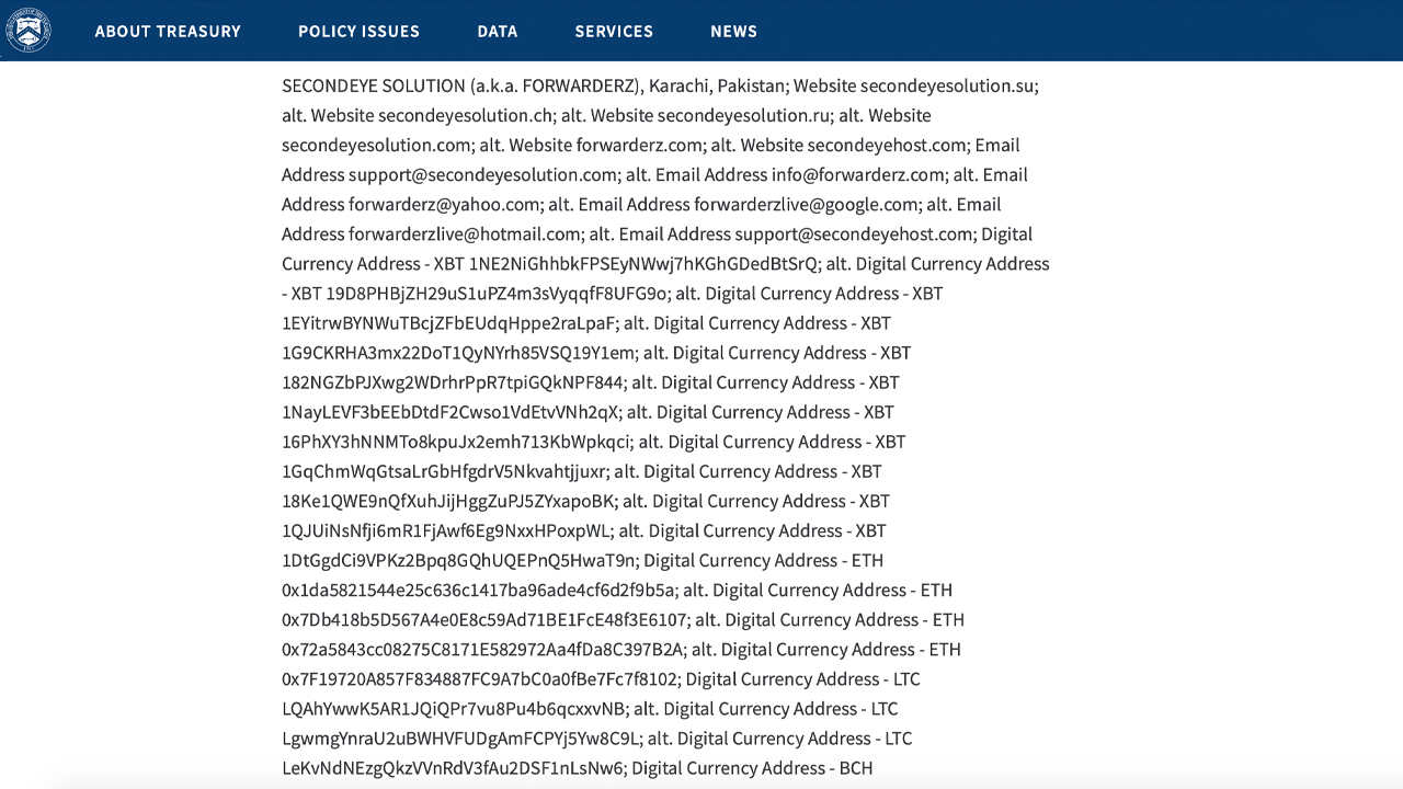 OFAC Escalates Russian Sanctions Listing Bitcoin Addresses, US Treasury Crypto Crackdown Rumors Spread