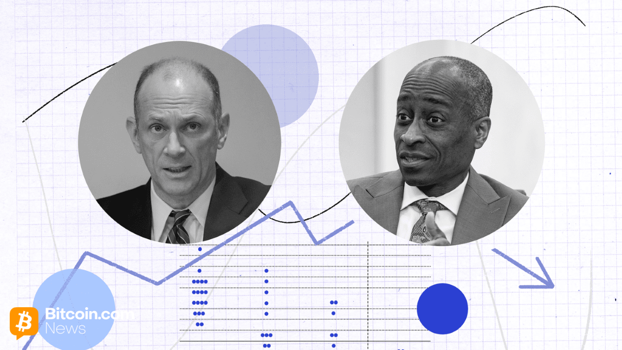 Fed ‘Dot Plot’ Projects More Rate Cuts by End of 2025