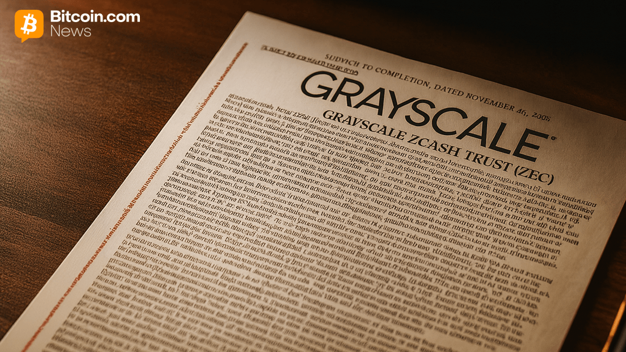 Grayscale Moves Toward First Zcash ETF With SEC Filing