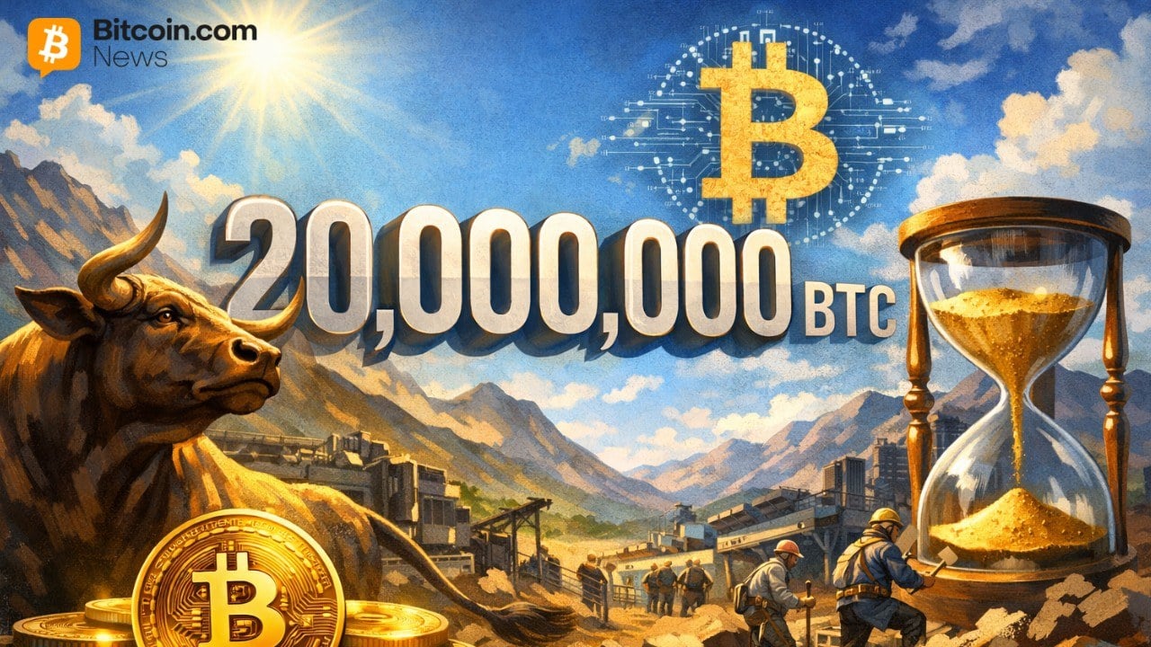 Bitcoin Supply Hits 20 Million After 6,267 Days, Final Coins Stretch Across 114 Years