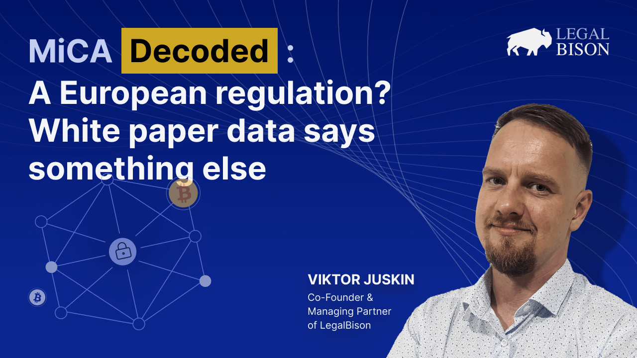 MiCA Decoded: A European Regulation? White Paper Data Says Something Else