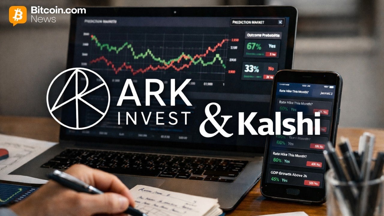 Ark Invest Taps Kalshi Data, Says Prediction Markets Could Reshape the Future of Investing