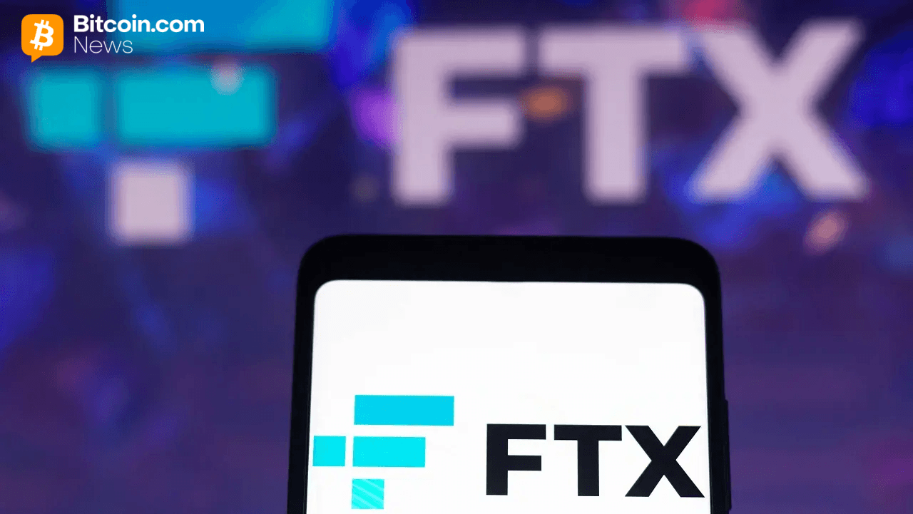 The now bankrupt FTX exchange on a cell phone.