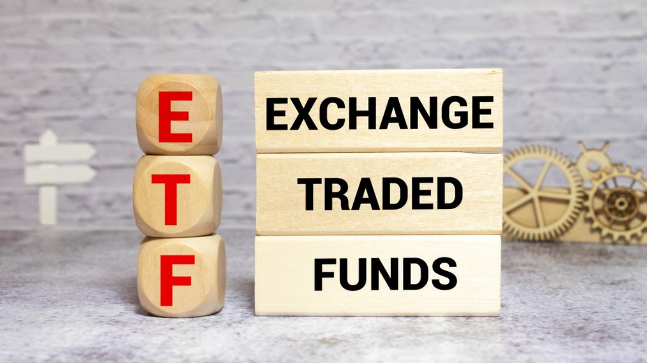 ETF written on wooden blocks