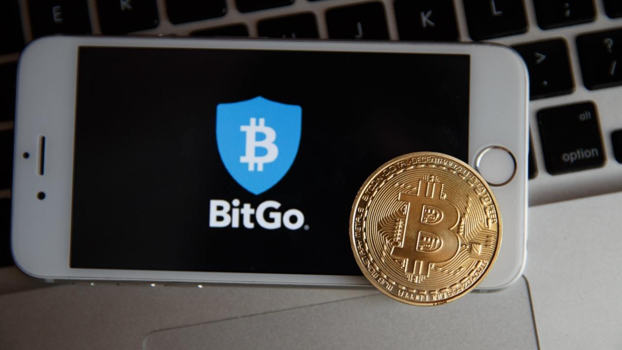 Bitgo logo on phone