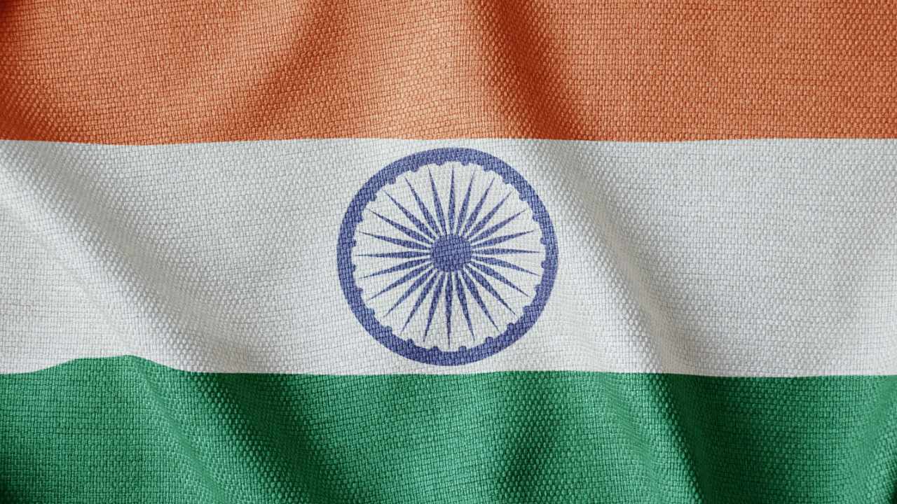 Picture of the Indian flag.