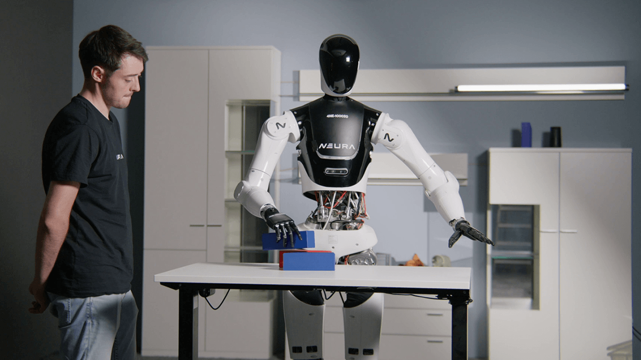 NEURA Robotics robot working at home.