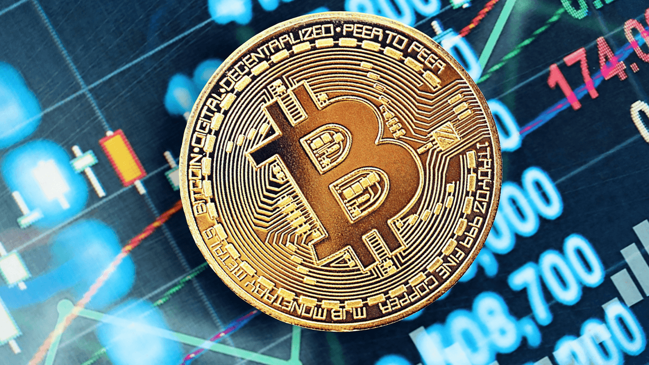 Bitcoin on a chart