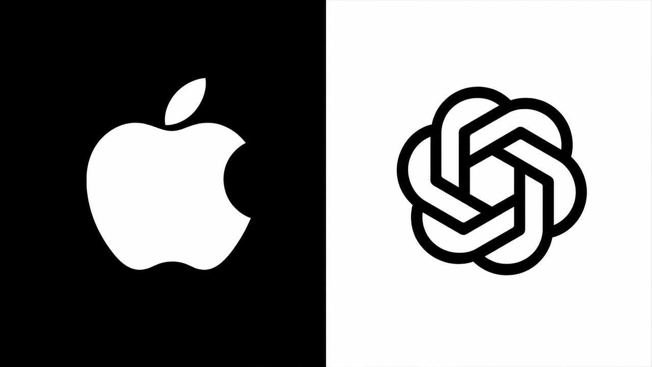 Apple and OpenAI logos