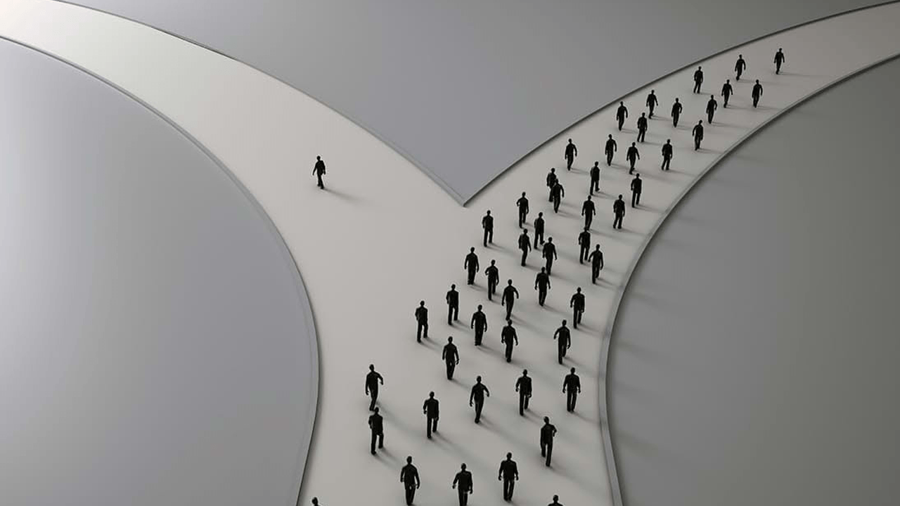 Fork in the road