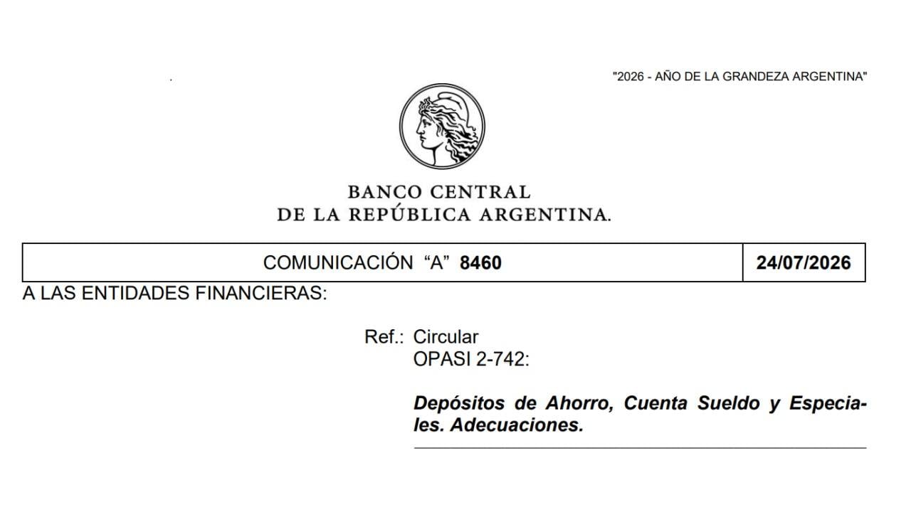 Argentine Central Bank Communication