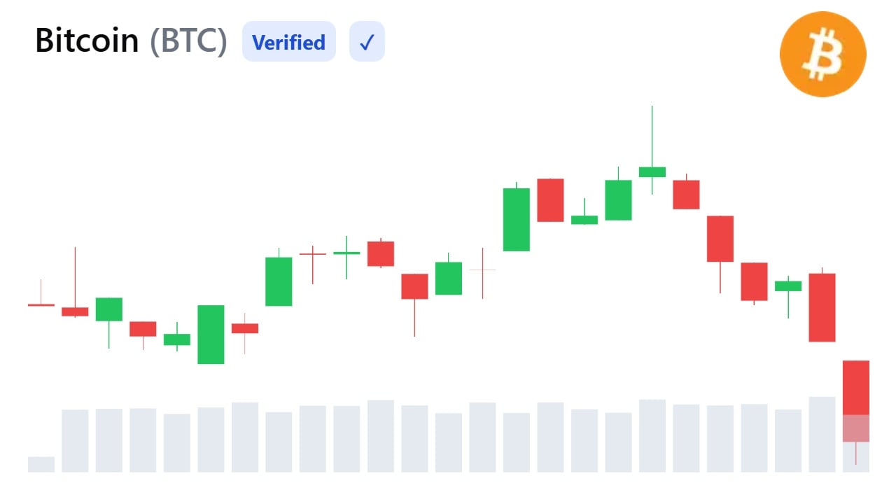 bitcoin price chart July 24