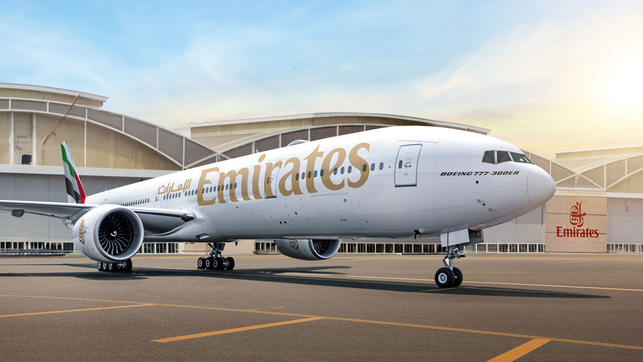 Emirates airplane