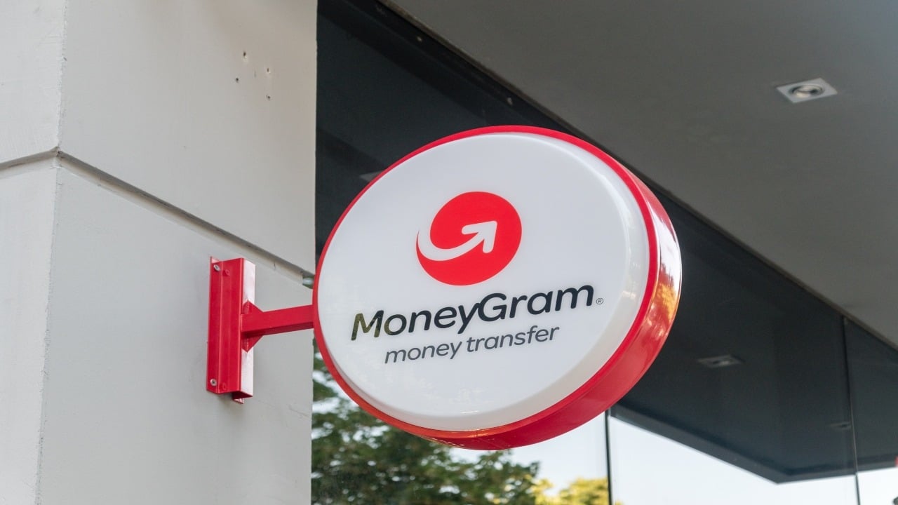 Logo of MoneyGram, money transfer