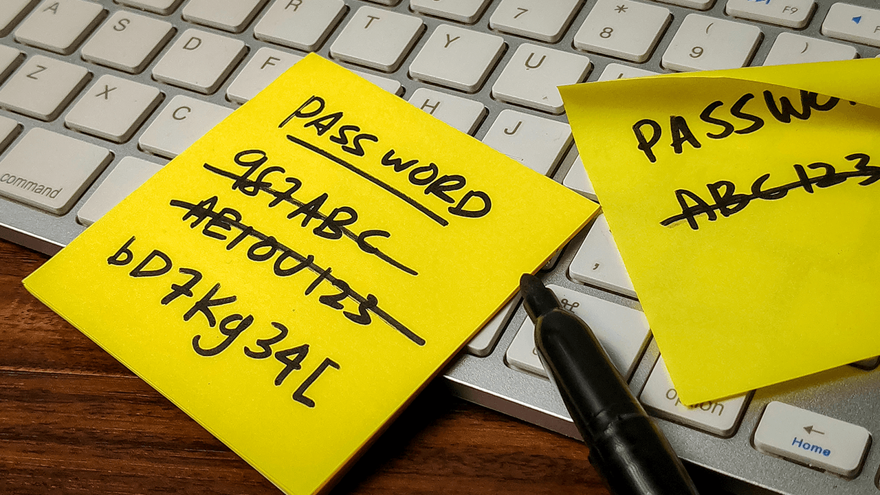 Passwords and a keyboard
