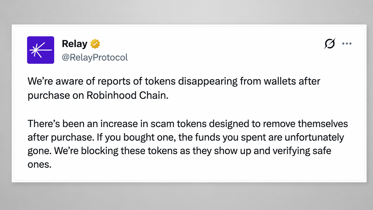 Relay's X post on Thursday.