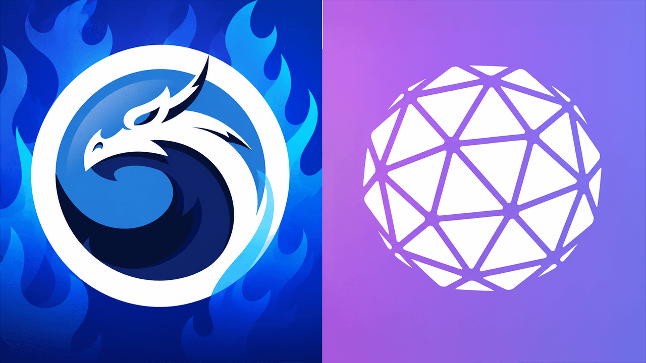 Quickswap and Orbs half and half.