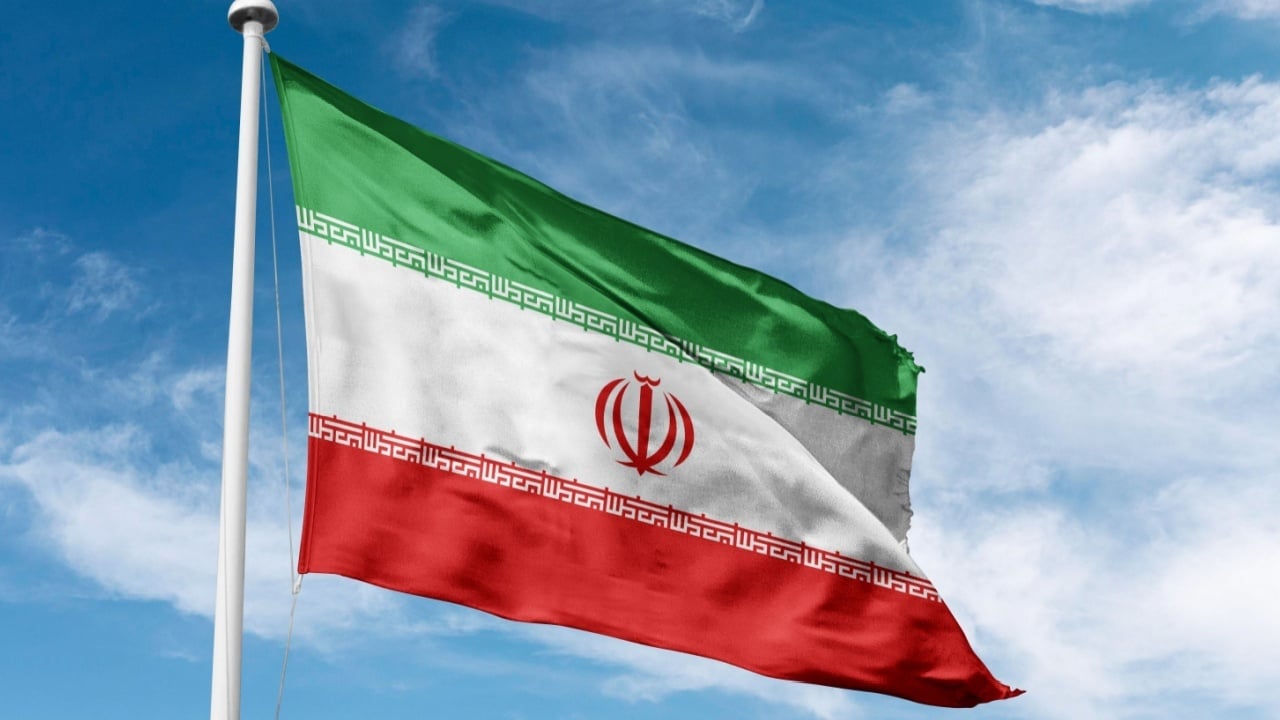 Image of the Iranian flag.