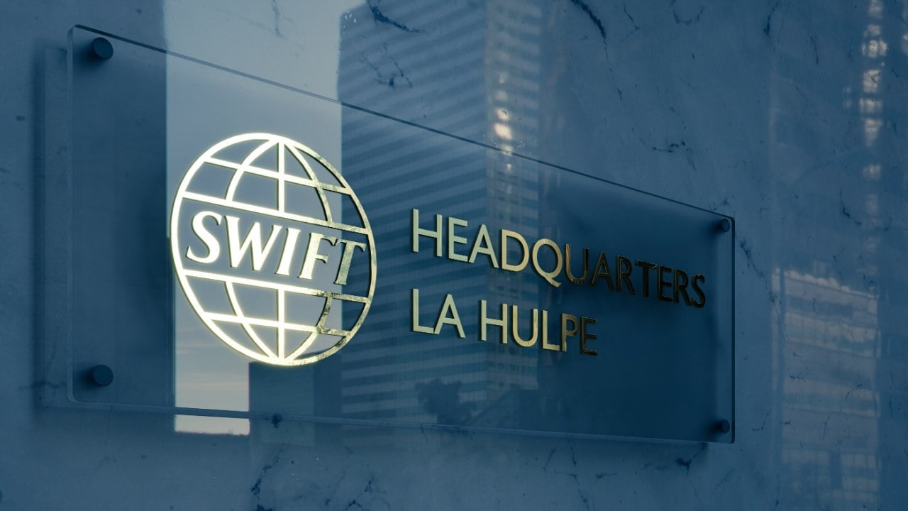 Swift logo in facade
